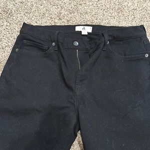 Amazon aware organic cotton black denim stretch pants 34 x 34